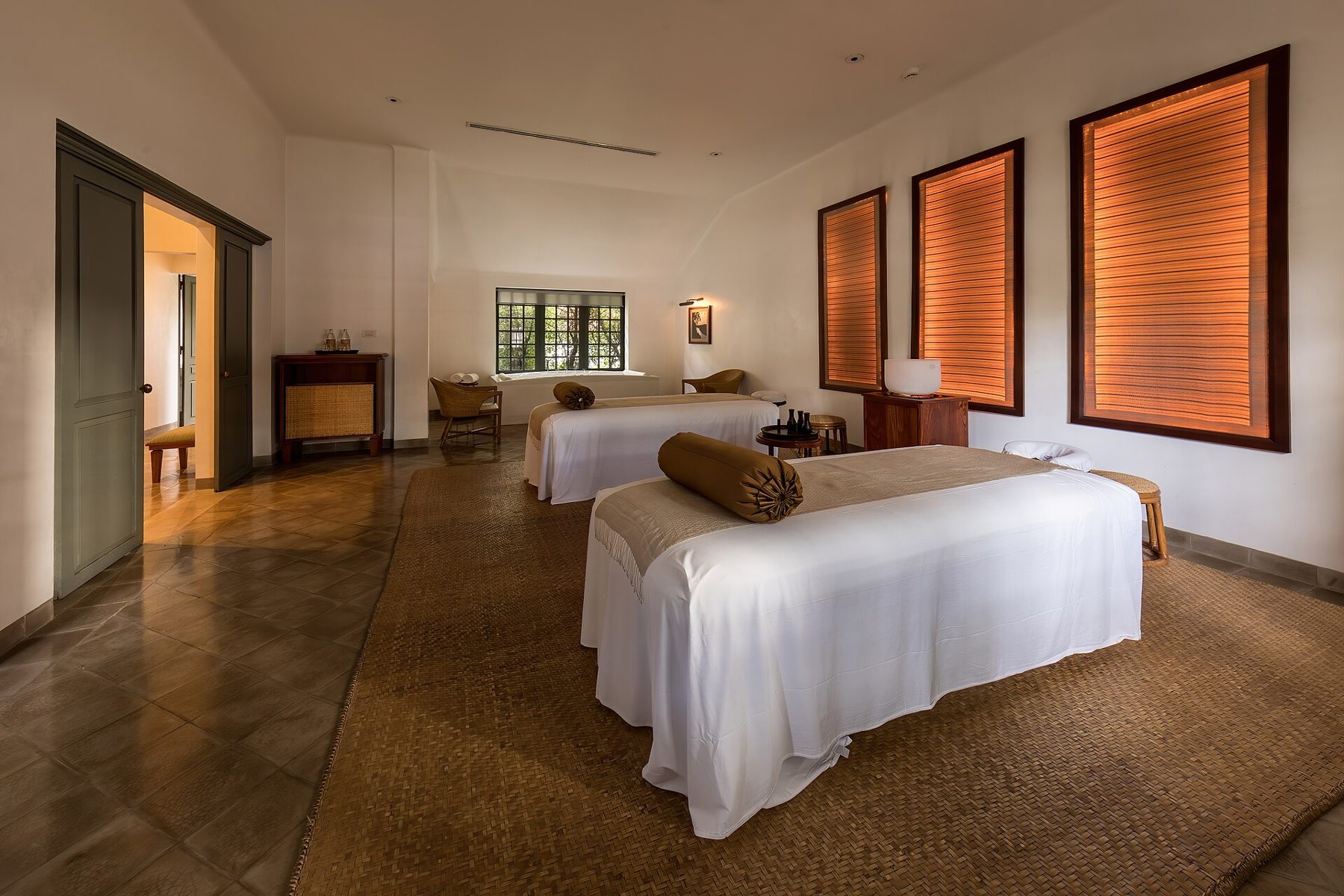 Spa treatment room